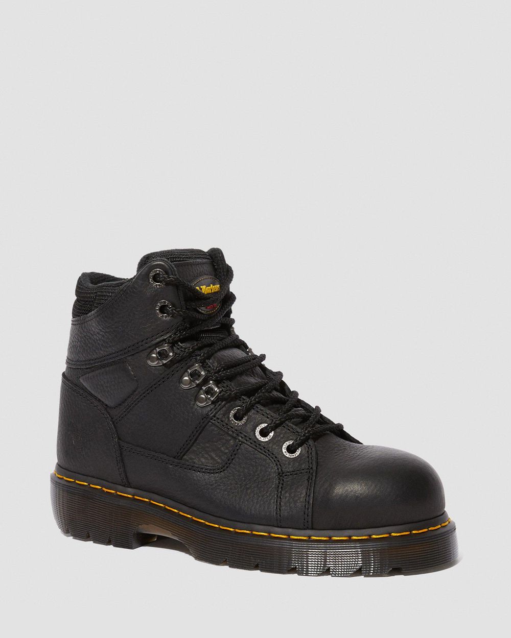 Dr Martens Ironbridge Extra Wide Grizzly Kožené Pracovné Topánky Panske ( Čierne ) SK 309-JTXNUR